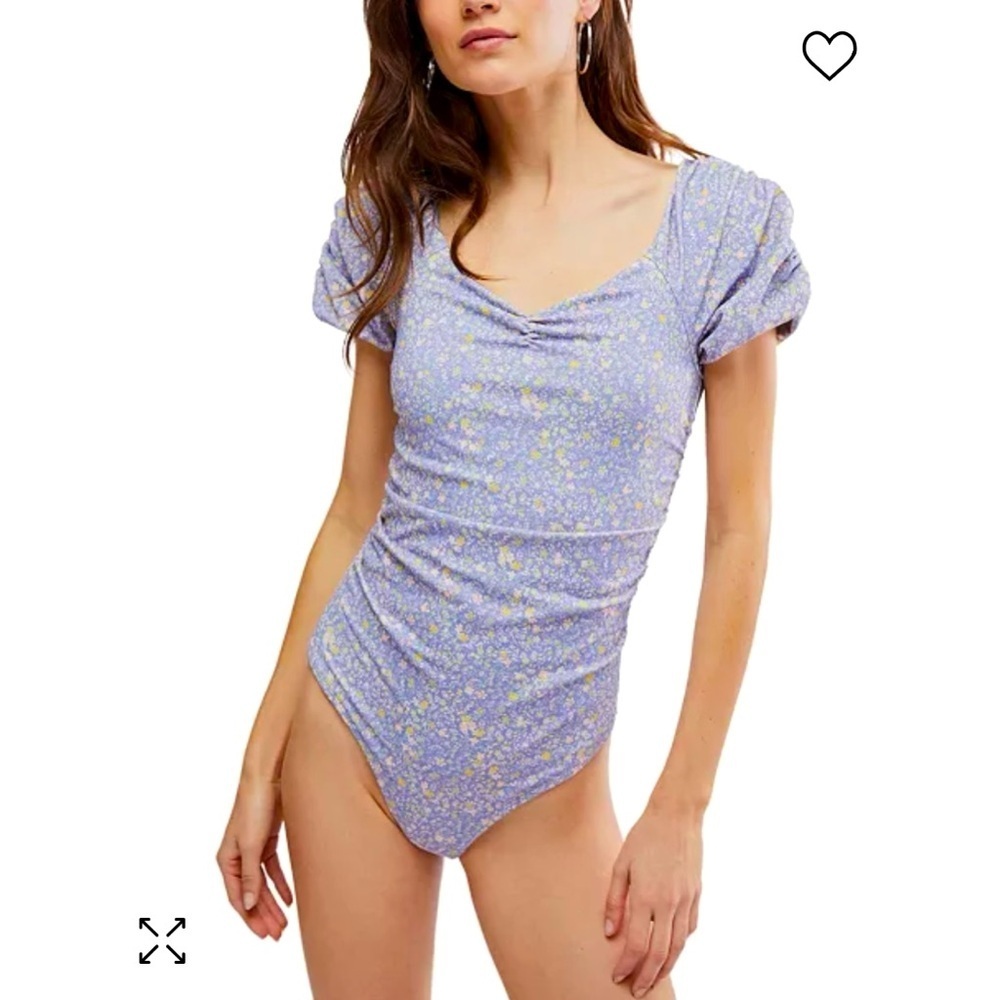Intimately Free People x UO Floral Bella Printed Bodysuit- Size Medium- NWT